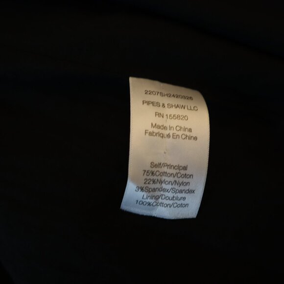 Veronica Beard Polina Black Dress Open Drape Back Cotton Shirt Dress Size 10 - Picture 9 of 9